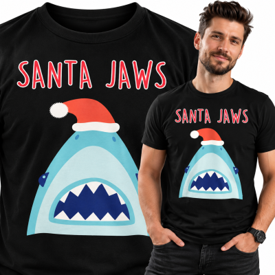 KOSZULKA ŚWIĄTECZNA SANTA JAWS